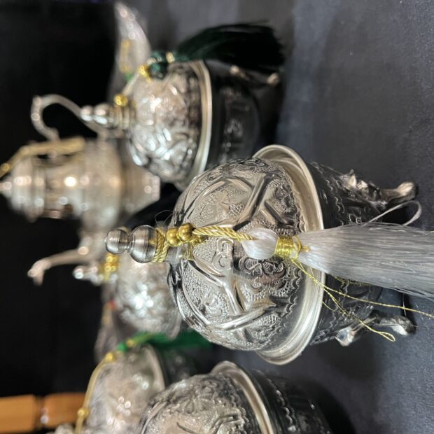 Moroccan Silver-Plated Tea Set