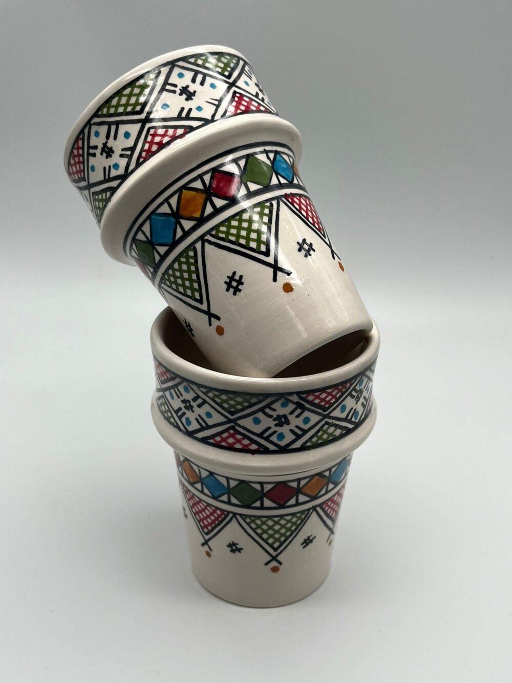 Moroccan Ceramic Cups – A Touch of Elegance