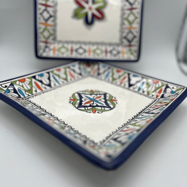 Artisan Hand-Painted Moroccan Serving Dishes