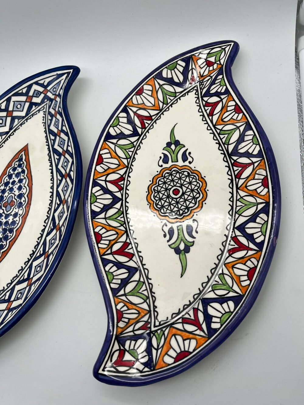 Artisan Moroccan Serving Dishes with Unique Shapes – Set of Two