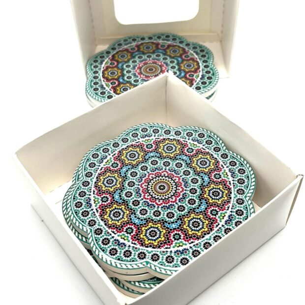 Moroccan Mandala Coasters