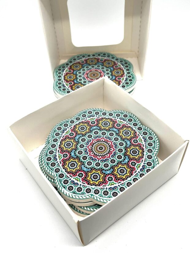 Moroccan Mandala Coasters