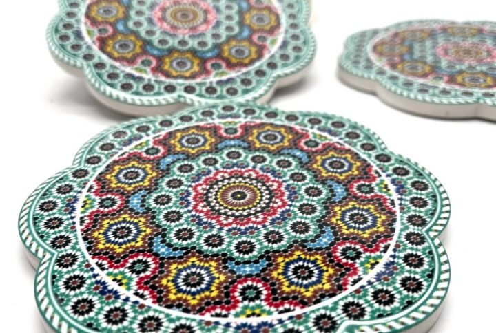Moroccan Mandala Coasters